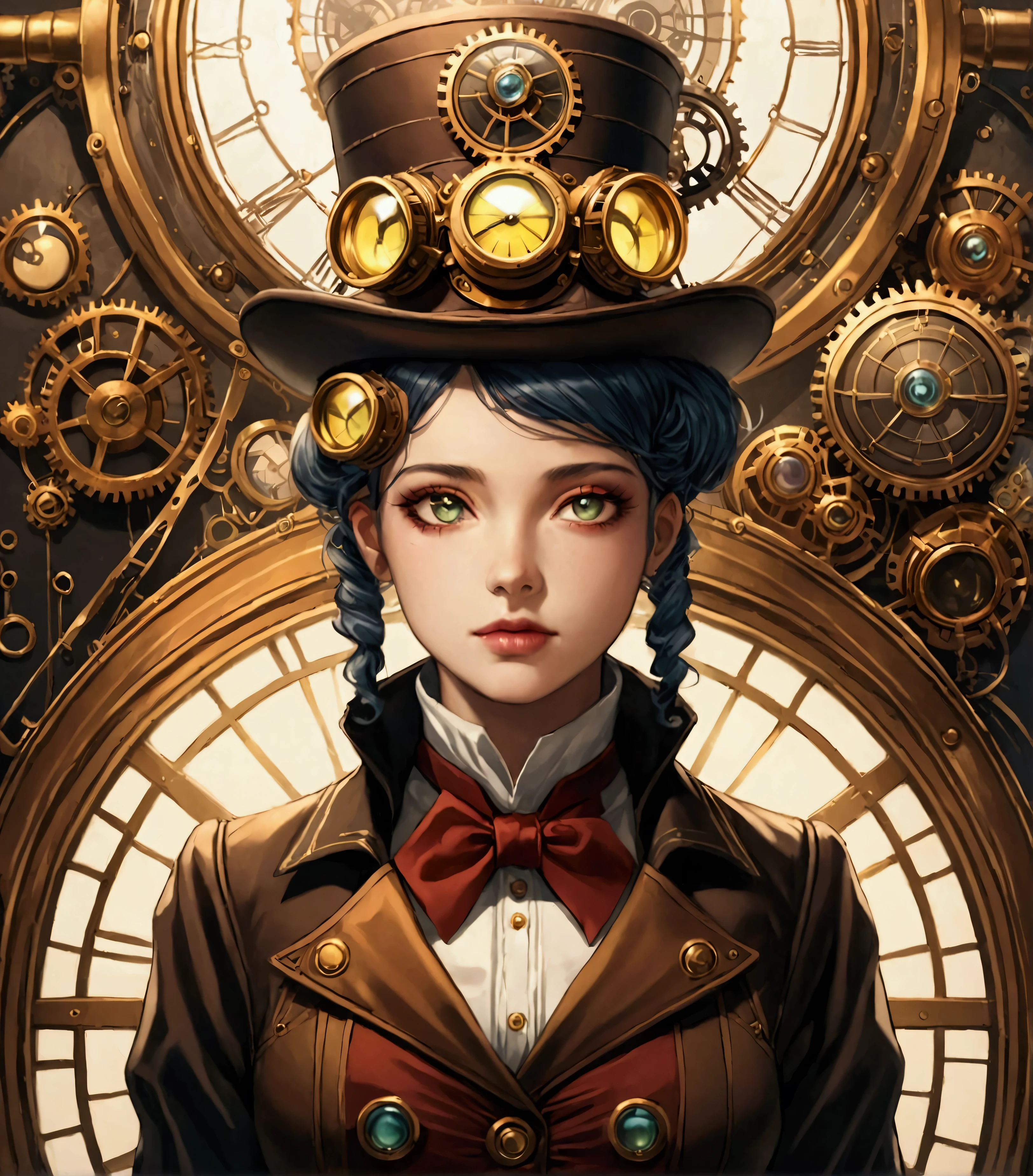 emotional intellect, steampunk, high detail,
