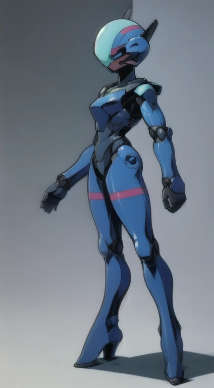 (best quality, masterpiece, ultra-realistic), (full body image), 1woman, solo, extremely stylized, deviant art, masterpiece, highly detailed, futuristic, silicone Gloss, tight pants, blush, (translucent silicone skinsuit:1.4), boots, small breasts, entire body image, full body shot, perfect anatomy, accurate anatomy, ((wide hips)), super hero, ((scifi helmet)), ((small helmet)),