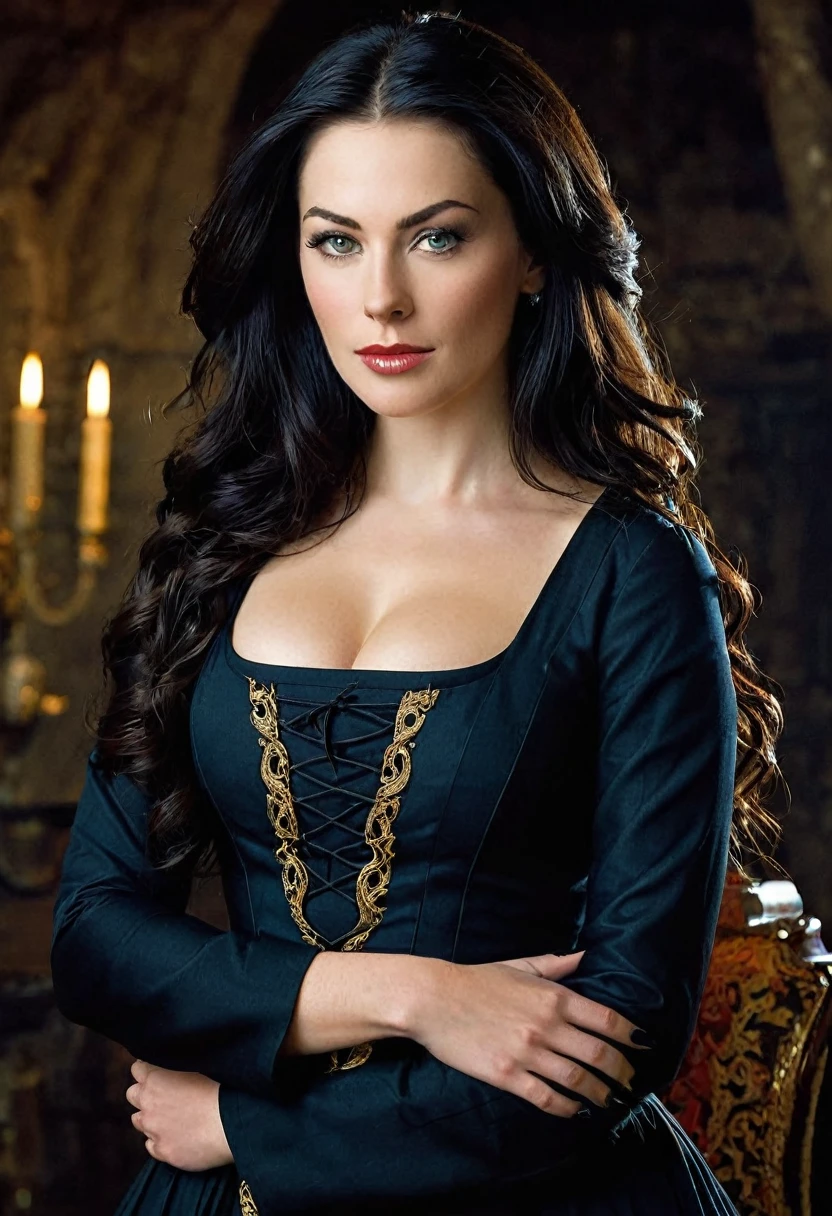 In the book "The Devil and the Dark Waters" Stuart Turton's wife Ian Khan, Sarah Wessel, is a key character.
**Appearance of Sarah Wessel:**
Sarah is described as a very beautiful woman with dark hair. She has expressive facial features and a sophisticated appearance, which attracts attention. Her beauty is combined with elegance and strength, which reflects her inner character.
**Character Sarah Vessel:**
Sarah has a strong and decisive character. She's smart, smart and full of courage. Her willingness to fight for justice and protect those, who does she love, makes her a significant and inspiring character in the story.
These descriptions make Sarah Wessel a memorable and important character in the book., combining both external attractiveness, and inner strength. She is on the ship Saardam in 1634