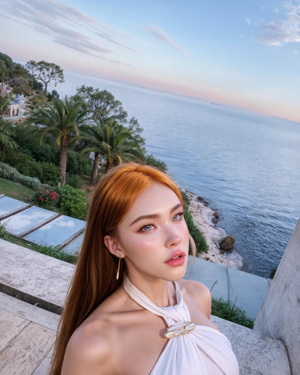 blonde woman with long hair and piercings posing for a photo, with white long hair, with long white hair, perfect white haired girl, ava max, tifa lockhart with white hair, pale porcelain white skin, anime girl in real life, with white hair, extremely light blonde hair, very light blonde hair, with long blonde hair, her hair is white