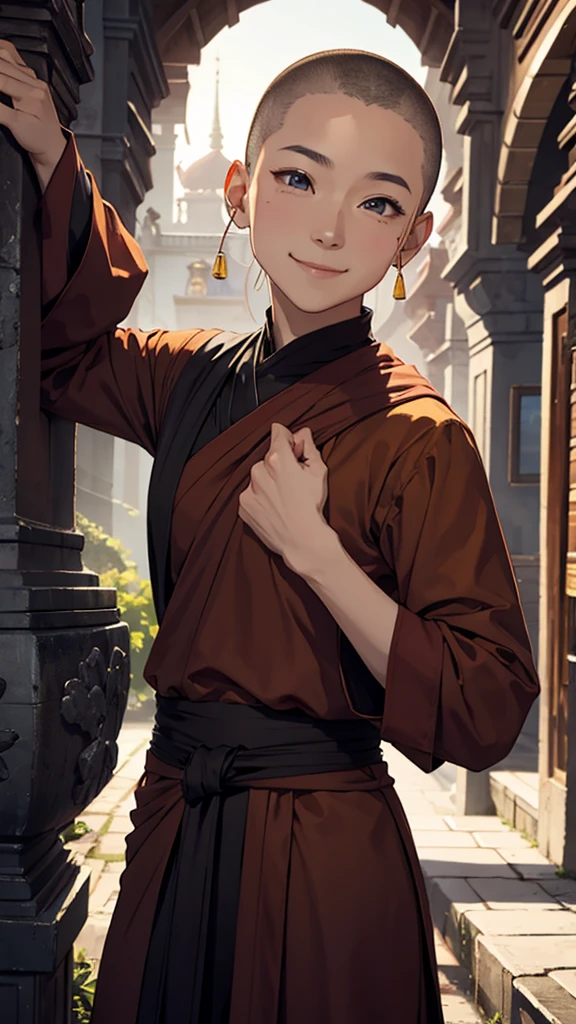 the monk smiled