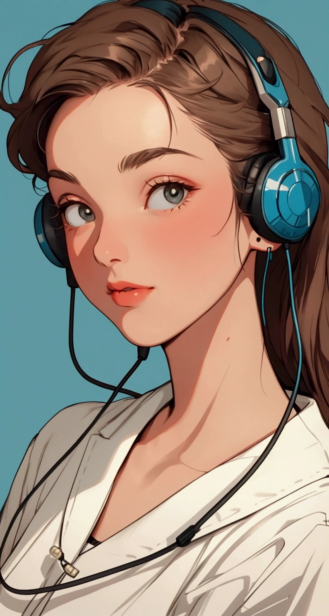 lofi retro stylish earphones