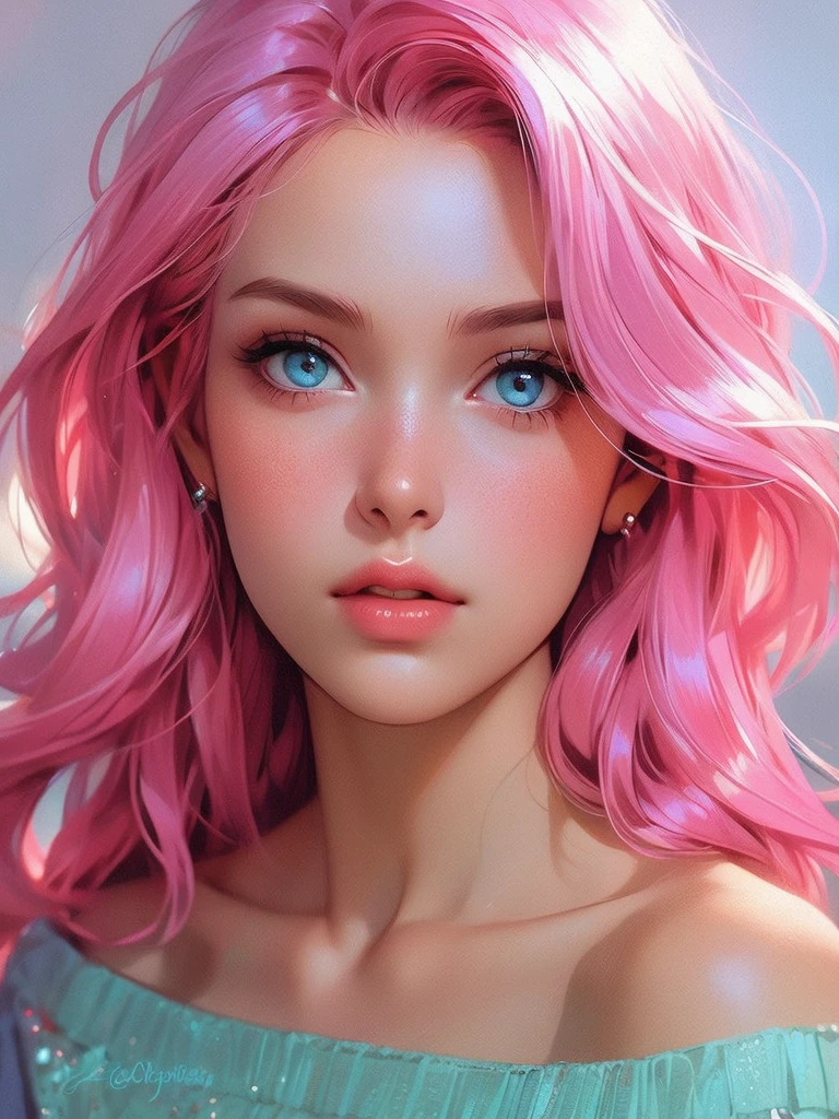 a beautiful young woman, wearing casual clothes, pretty face, pretty lips, pretty eyes