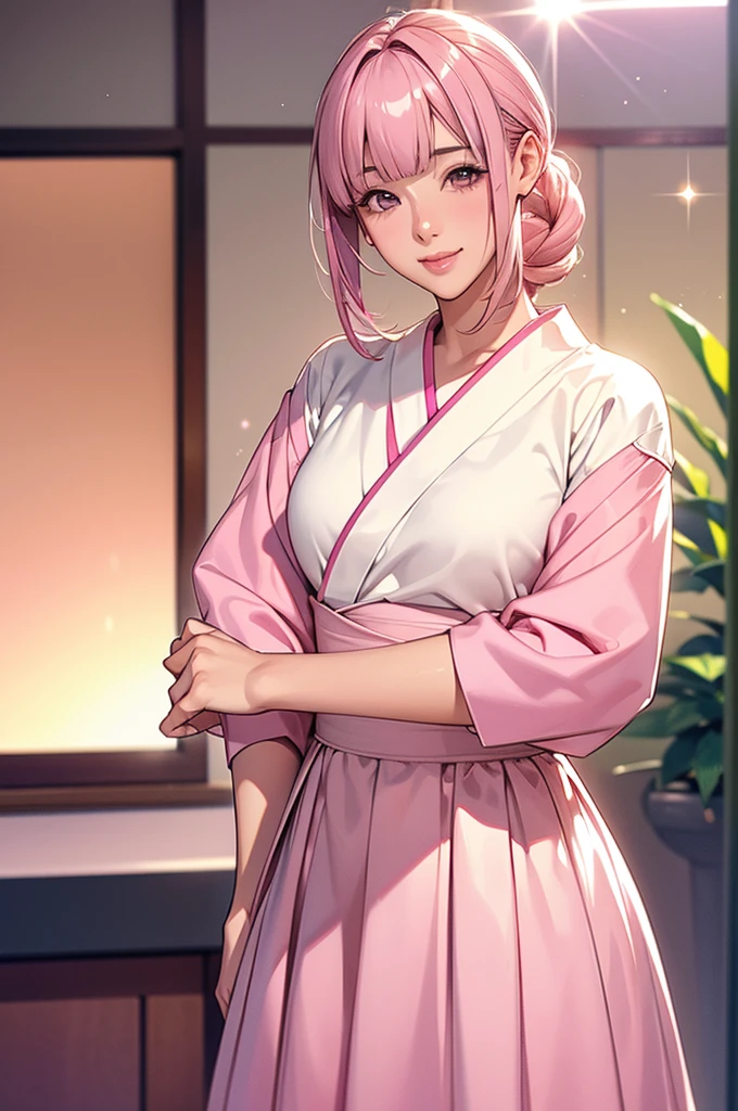 image quality:Highest Quality
Camera Focus: Blur the background
light:sidelight
person:20-year-old female,Japanese,
tracing: gal model 、Bright light、
Daytime hairstyles: Short Bob、With bangs
dress:GalSee-throughCasualPastel pinkExpression: The best smile、gal sparkling effect, Lens flare, universe、
flowerpunk、Subtle gradient effect