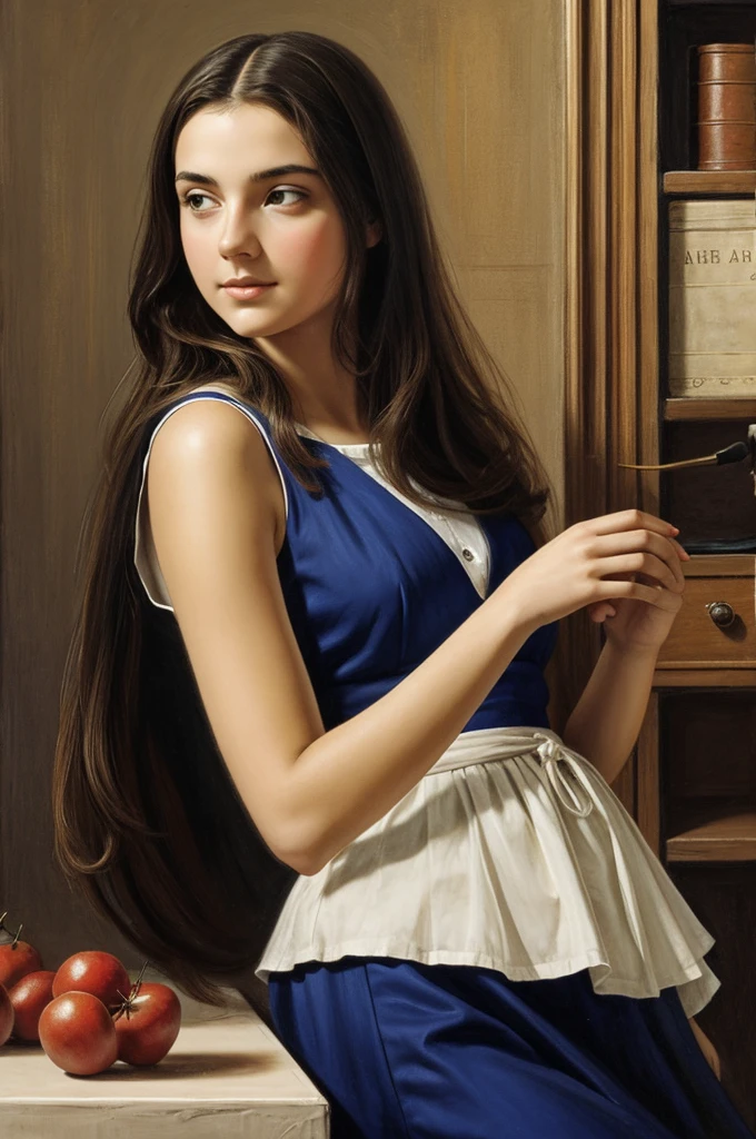 A girl with a viquini