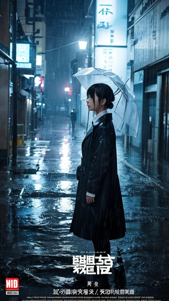 Please draw an image of the cover of the novel that you associate with the following text。Images should not contain text。The background is black except for the book.。Only the cover of the book。

### Synopsis: In a town where the rain keeps falling、The mystery of the girls who disappear on the same day every year continues to remain unsolved.。Detective Nakamura Makoto、Because my sister is one of them、Be obsessed with this incident。Investigating the disappearances、He discovers a mysterious woman who appears on rainy days.。What does she know?？What is the truth behind the disappearance?？Nakamura's investigation begins, with memories of the past and tears mixed in.。

### Export

「Blending in with the sound of rain、Another girl has disappeared。Makoto Nakamura received the news.、I stood there in the cold rain。」

### Pop art like you'd find in a bookstore

**「Uncover the Mystery of the Missing Girls！」**
With the falling rain、Memories and tears flow。Detective Nakamura Makoto takes on the challenge、The truth behind the unsolved serial disappearances？

### Celebrities（Fictional）A wind obi written by（Artistic feel）

**「This novel is、The lost memories and pain deep in your heart、Quietly awakening。」**
— Famous mystery writer Miki Fujiwara