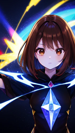 (super clear picture quality:1.8),masterpiece,best quality,
ultra-realistic mix fantasy, Gloria of Pokemon - a beautiful female ((brown hair, dark brown eyes, pale skin)) invoking storms and floods and summoning a ((water dragon)),in the style of dark azure and light azure,mixes realistic and fantastical elements,vibrant manga,uhd image,glassy translucence,vibrant illustrations,ultra realistic,jewelly,shawls,light In eyes, firefly,bokeh,mysterious,fantasy,cloud,abstract,colorful background,night sky,flame,very detailed,high resolution,sharp,sharp image,4k,8k,masterpiece,best quality,magic effect,(high contrast:1.4),dream art,diamond,mysterious colorful background,dark blue themes,real,holographic,an oriental dragon,inhuman,holographic metal,machine,the perfect hand,perfect face,