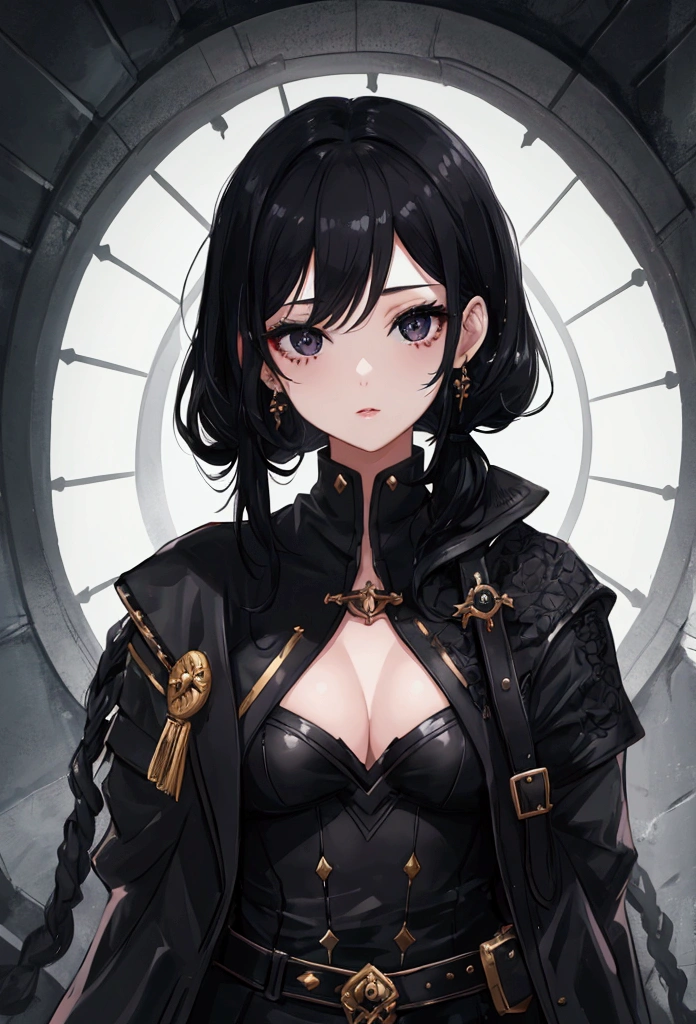 1girl,black hair,black eyes,aesthetic built,fantasy,best quality,4k