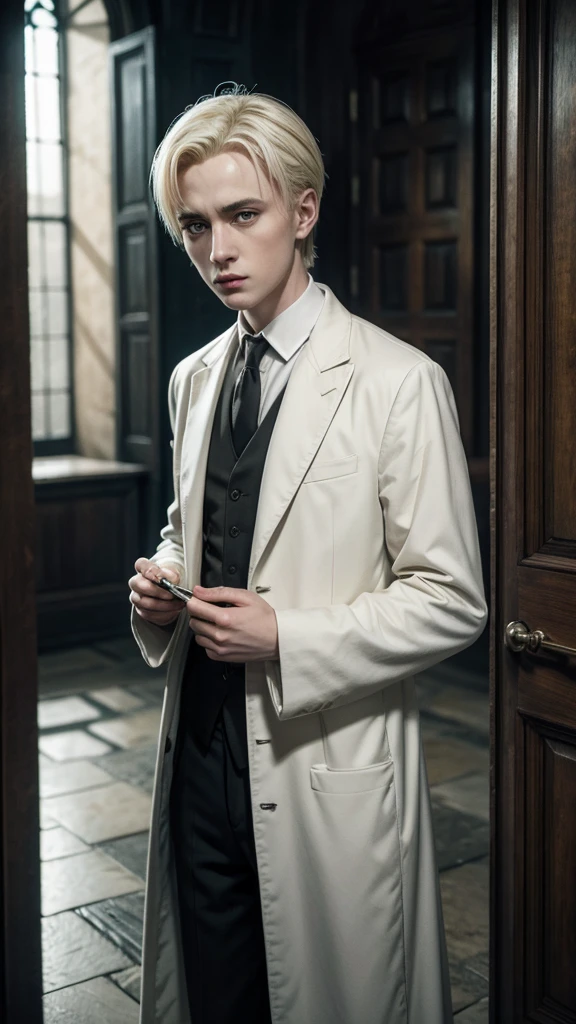 Draco Malfoy Beksinki style