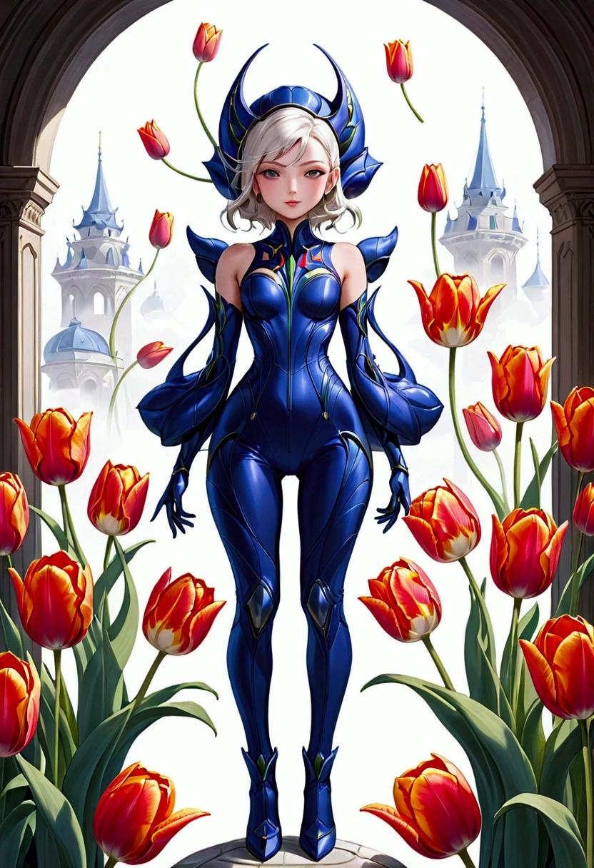 tulip alien with tulip designed  jumpsuits