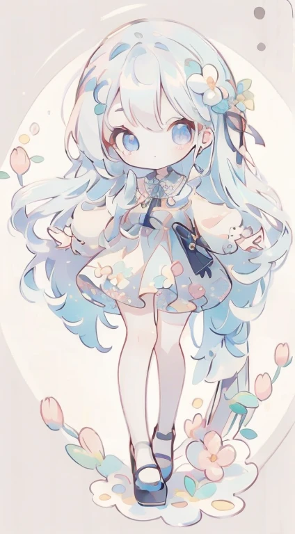 ((Highest quality, 8k, masterpiece: 1.3)), One girl, Slender beauty: 1.3, (Long Hair: 1.2), Floral Dress, Long legs: 1.1, Very beautiful face, Beautiful Eyes, double eyelid, Outdoor
