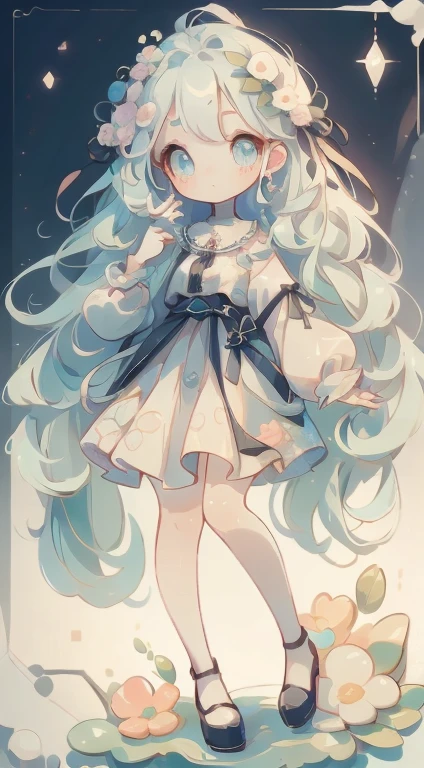 ((Highest quality, 8k, masterpiece: 1.3)), One girl, Slender beauty: 1.3, (Long Hair: 1.2), Floral Dress, Long legs: 1.1, Very beautiful face, Beautiful Eyes, double eyelid, Outdoor