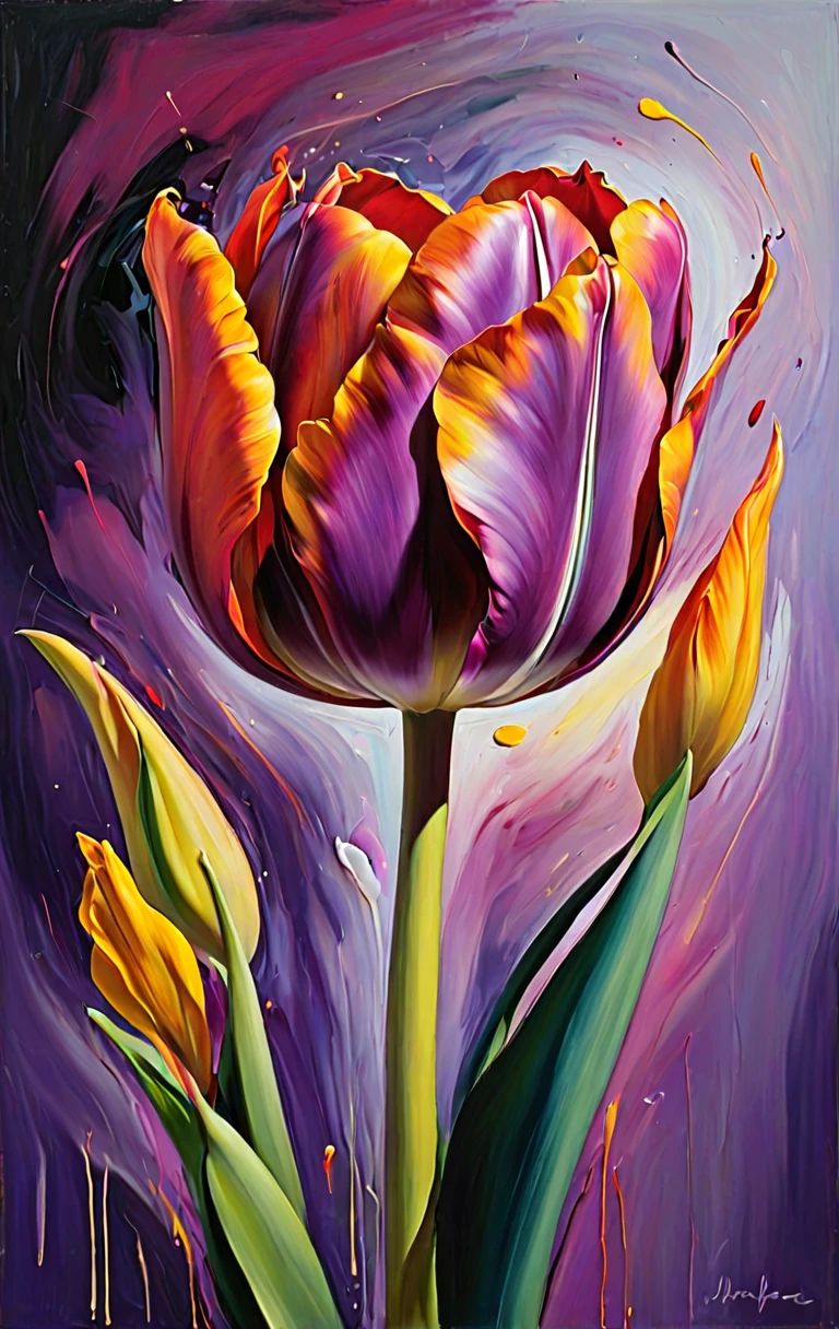 （0807）Today's challenge theme：Tulip