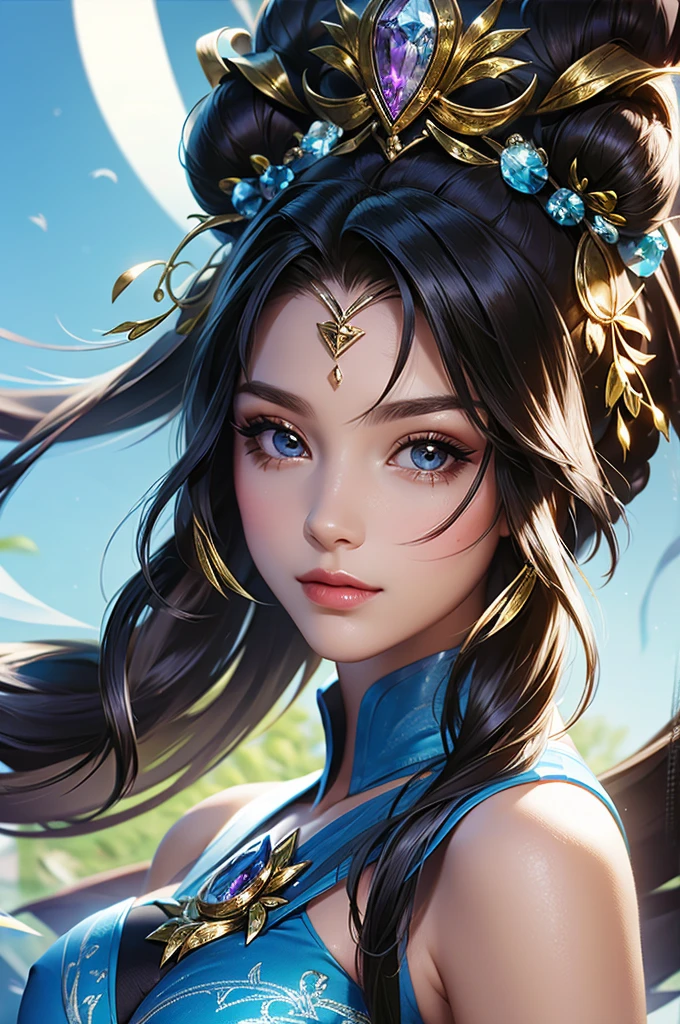 close up beautiful girl