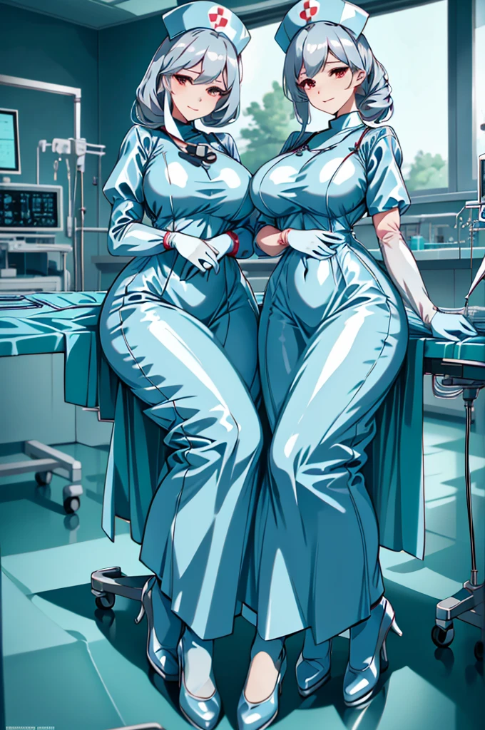 nurse uniform,hospital, latex nurse suit,nurses,busty,elbow gloves,labcoat,grey hair woman,red eyes , gigantic ,medical instruments,asian nurse,two nurses,speculum,examination room,oversize ,big ass ,strap on, lay on table ,legs spreaded,giving birth,gyno chair , dentist,Milf,latex,black uniform,oversize breasts