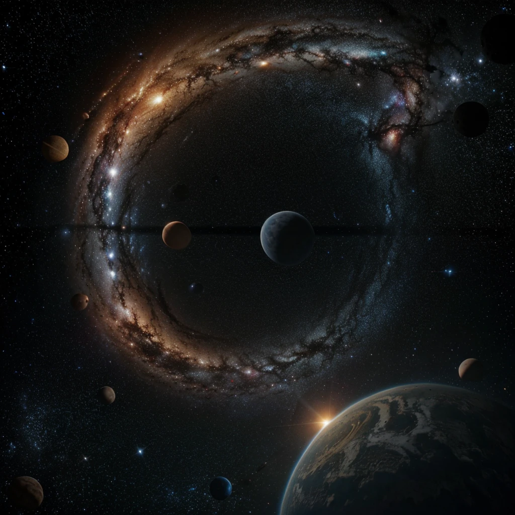 space , huge, galaxies, black holes, planets, stars