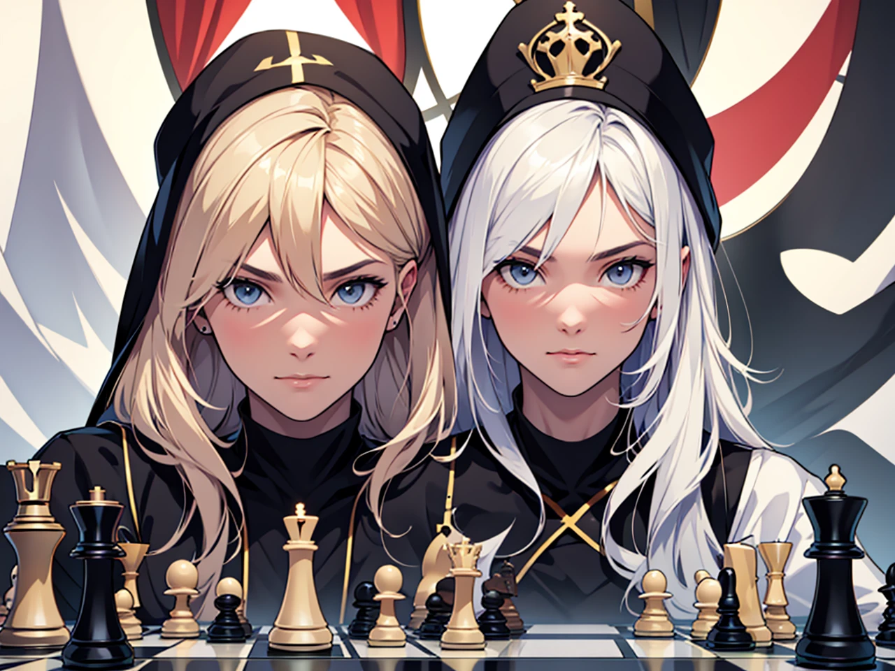 Remove the background, use the face in the image and re-create as a bishop  piece of chess