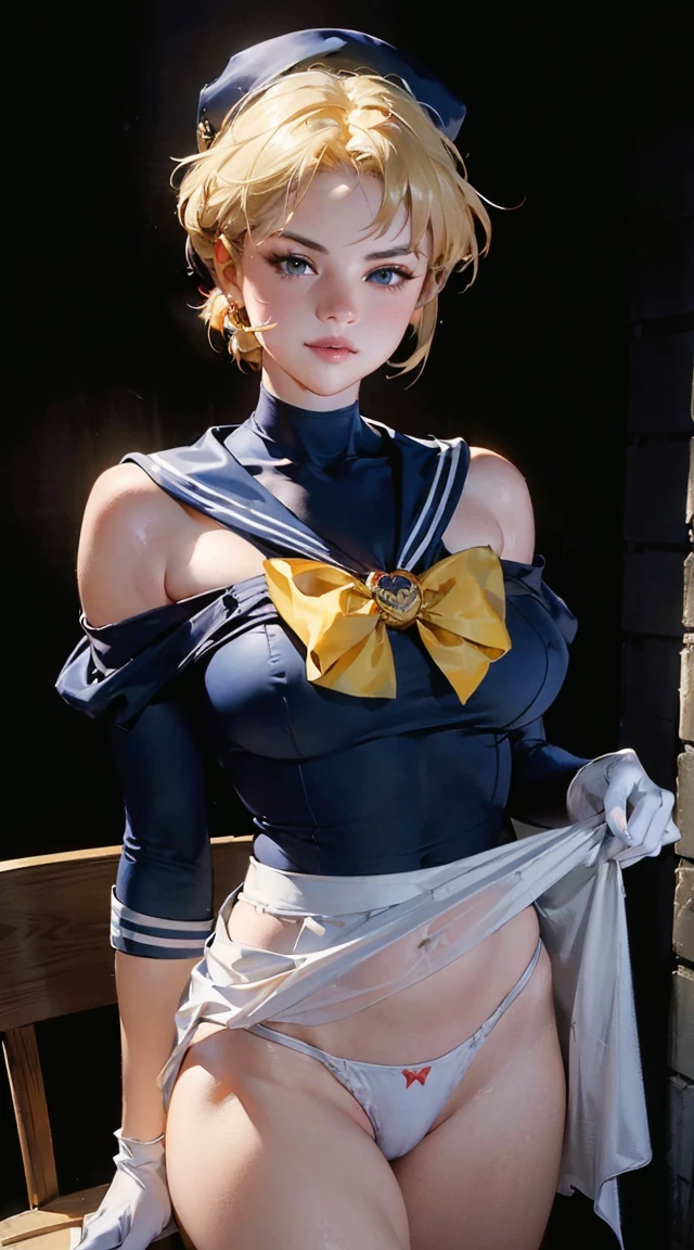 (Best quality, 4K, high resolution, masterpiece, ultra-detailed, realistic anatomy, photo-realistic:1.37), araffe attractive young woman, senior military officer, (wearing gray color Prussian Hussar uniform, gray color double breasts jacket, black color pencil skirt, and Prussian Deaths Head cap), (black stocking and heel boots), blonde hair, high ponytail hair style, standing confidently, This full-body portrait captures her strength and authority, (((masterpiece))), (((best quality))), ((ultra-detailed)), (illustration), (detailed light), ((an extremely delicate and beautiful)), (beautiful detailed eyes), (sunlight), blush, shy, gigantic breasts, uzaki, outdoors, dynamic pose,  overalls bare shoulders bigass bighip、FUCK　FUCKOFF　sexlyroupa modesta, remote shooting, detailed beautiful delicate face, Detailed beautiful delicate eyes, perfect facial proportions, High definition skin, thin skin, best four inch aspect ratio. With a thumb, a masterpiece, highy detailed, Realistic, (German World War II general uniform reference : 1.8), the highest facial resolution, , modestly dressed woman, fully dressed, ( mic, blackquality hair, black bangs straight, super thin braids, bangs straight, Red glasses, dark green eye, science fiction, Fighter aircraft, standing On the landing of a Fighter aircraft, the agency, a deeply intelligent personality, A calm expression, a respectful face, a war, a Fighter aircraft (((Woman firing an automatic rifle:1.5、excluding sight,A detailed depiction of an automatic rifle:1.7))),Synchronize your gaze and body direction、(((perfect anatomy:1.4,realistic:1.4,RAW Photography:1.4,masterpiece、highest quality、Ultra - High resolution、High resolution、Highly detailed CG、8K))),cowboy shot,1 female,solo、18 year old beauty,Japanese,((beautiful detailed face and eyes:1.3,big gorgeous eyes:1.3,gray eyes)),black hair,short bob hair,blunt bangs,Serious expression,(medium breasts,slender body,small head:1.3,skinny),(gleaming skin:1.4,oily skin,shiny skin),