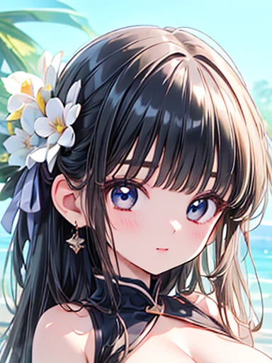 (((masterpiece))), (((High resolution)))、(((8K quality)))、(((Perfect Face)))、Looking into the camera, ((Top quality eyes)), (Detailed face), (Detailed Texture), ((Big Breasts:1.5)),  Swimwear
