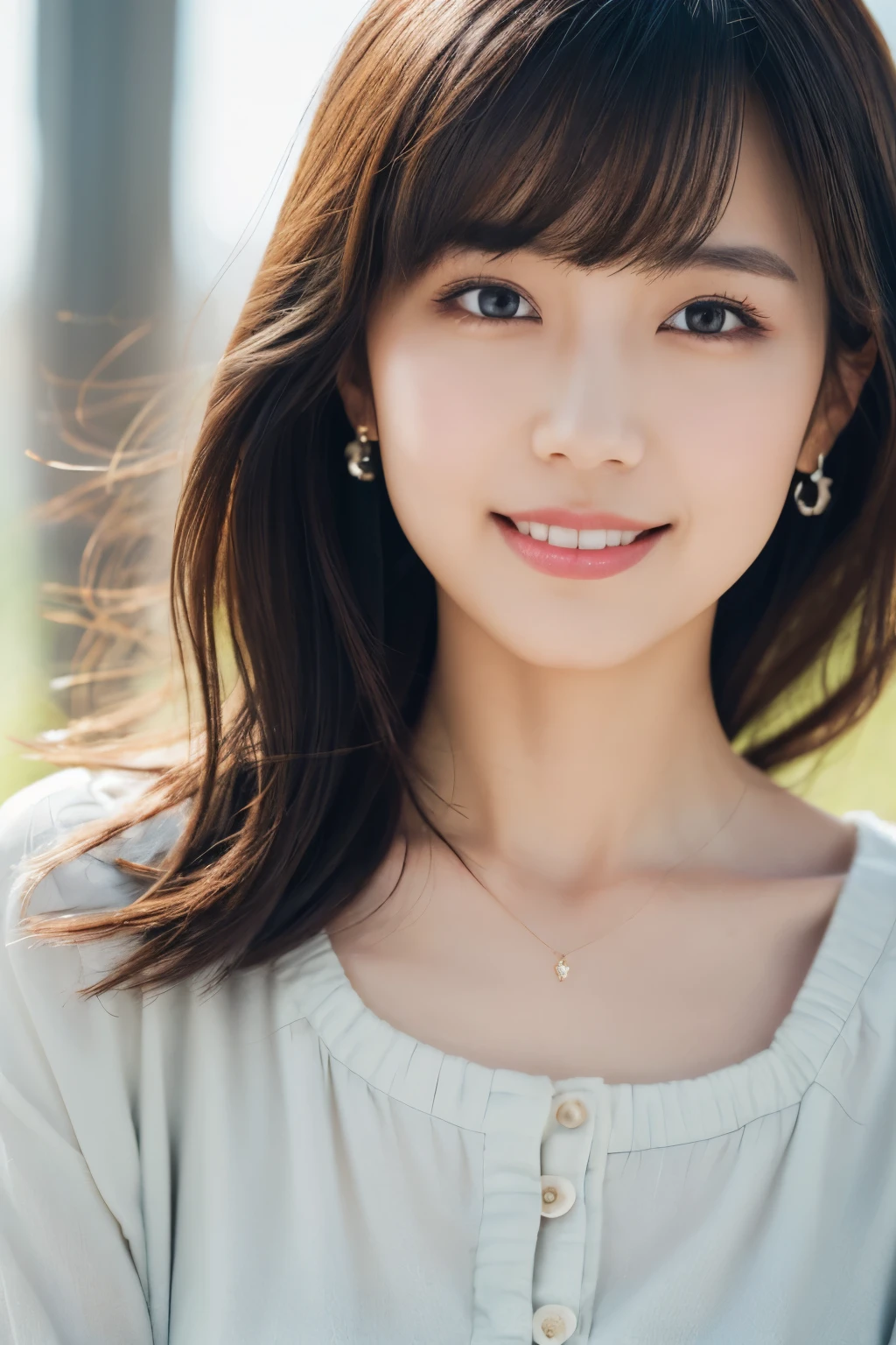 ((Best Quality, 8K, Masterpiece)), 1 Girl, casual Dress, Delicate Eyes, Double Eyelids, Smile, Home, Raw Photo