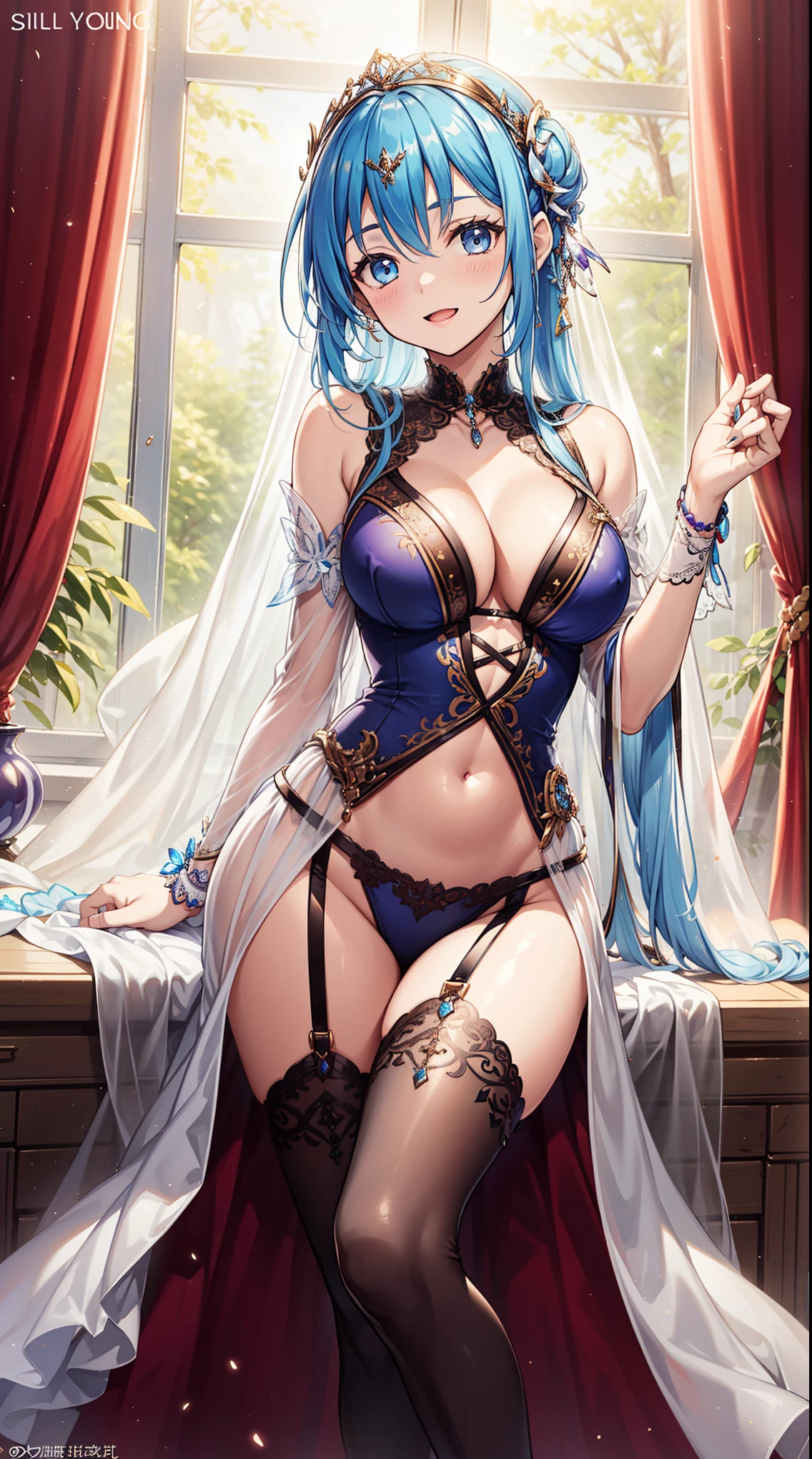 (nsfw:1.5),(best quality,4k,8k,highres,masterpiece:1.2),ultra-detailed,(realistic,photorealistic,photo-realistic:1.37),acrylic painting,(beautiful Italian model with naked breasts:1.5),beautiful Italian model with extremely colorful hair and detailed facial features,(beautiful Italian model wearing a large colorful waist corset:1.5),beautiful Italian model standing in a beautiful garden surrounded by a starry sky,(beautiful Italian model with a colorful aroused naked pussy:1.5),beautiful Italian model with intricate accessories and a matching hat,beautiful Italian model posing gracefully with her hands on her hips,beautiful Italian model with long flowing twintails,beautiful Italian model with bright blue eyes and rosy lips,beautiful Italian model with a joyful expression,beautiful Italian model in a dynamic pose with cherry blossoms falling around her,beautiful Italian model surrounded by colorful flowers and butterflies,beautiful Italian model adorned with cute bows and lace details,beautiful Italian model with a beautiful smile,beautiful Italian model with soft, pastel-colored shading,beautiful Italian model with a magical glow illuminating her,beautiful Italian model in a picturesque setting with a winding path leading to a magnificent castle,beautiful Italian model with a fairytale-like background,beautiful Italian model with a soft, dreamy atmosphere,beautiful Italian model with a subtle bokeh effect,beautiful Italian model standing under a moonlit sky,beautiful Italian model with a warm, golden sunset in the background,beautiful Italian model surrounded by twinkling stars and colorful nebulae,creating an ethereal and captivating artistic masterpiece.