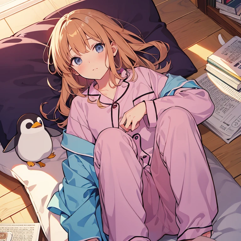 Manga illustrations, Penguin Pajamas