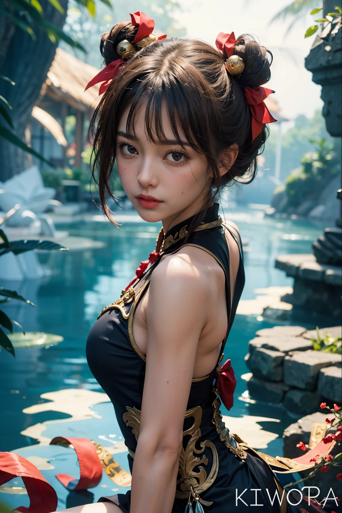 a close up of a girl , detailed hair , big booobs , shadowbringers cinematic, 4 k detail fantasy, a beautiful fantasy empress, game cg, xianxia fantasy, xianxia hero, 2. 5 d cgi anime fantasy artwork, cinematic goddess close shot, ruan jia and artgerm, wow 4 k detail fantasy, hyper-detailed fantasy character, high definition, hyper- detailed,perfect, fantastic, detailed facial and body skin texture, detailed vagina (pussy), detailed eyes . ultra realistic, ultra detailed