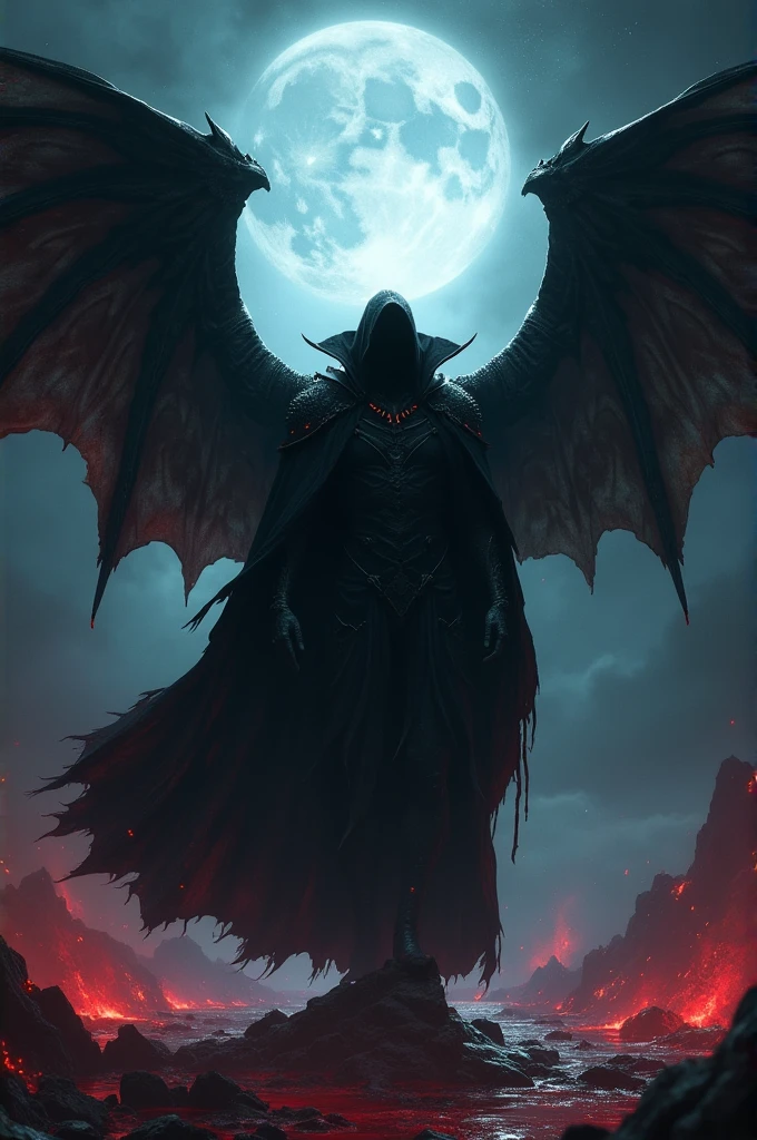 No text, The Gate of the Universe, Vampire spreads his wings