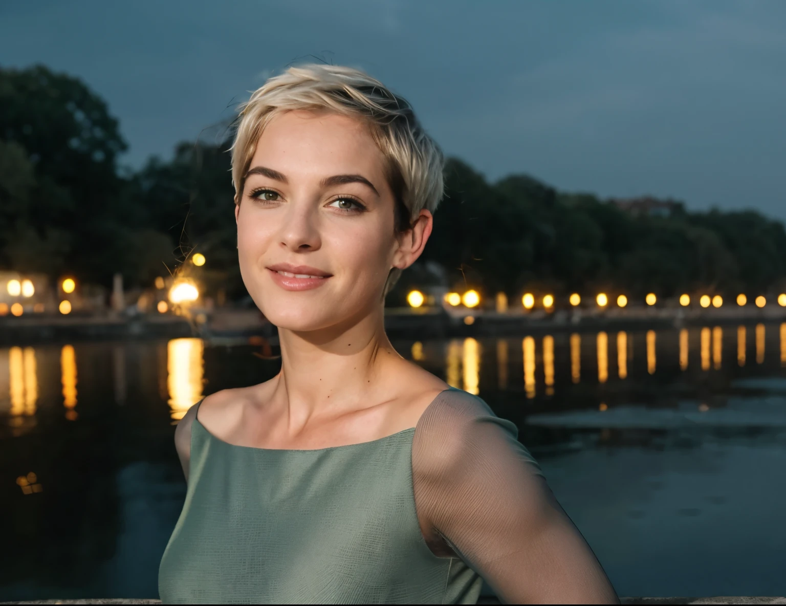 Pixie cut very short like a boy's