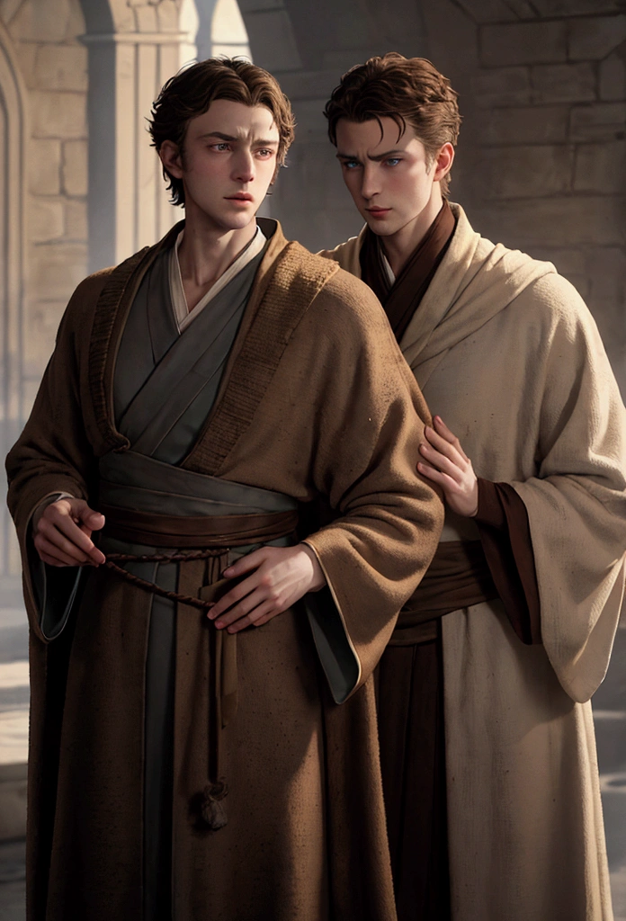 Pate is a novice of the Citadel, he is pale, soft, and pasty-faced and is of average height, plain looking, spots in his face, he is not very intelligent. He dresses in a cheap dirty long loose brown woolen robe and a brown shirt, 