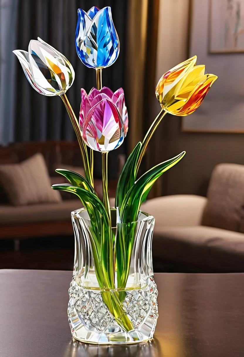 (masterpiece, best quality:1.2), Crystal Tulip