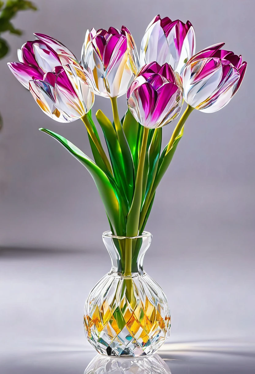 (masterpiece, best quality:1.2), Crystal Tulip