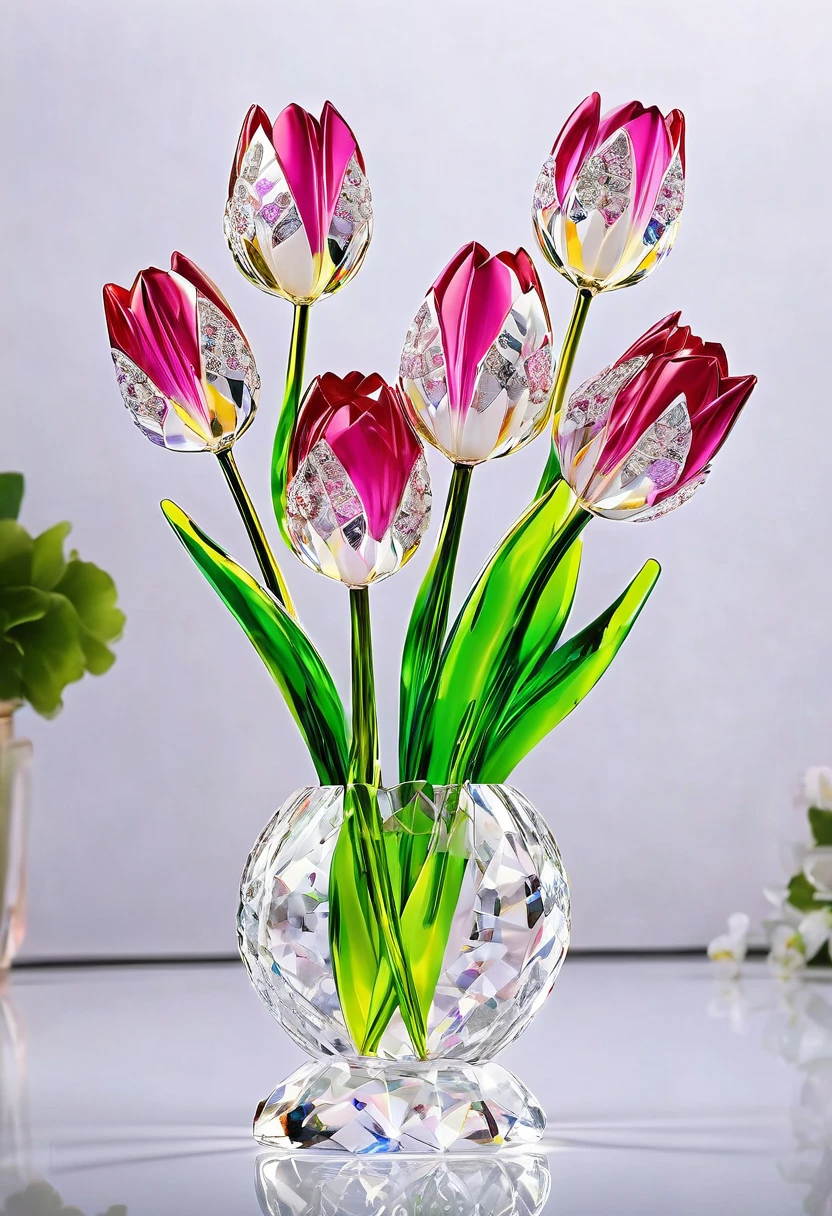 (masterpiece, best quality:1.2), Crystal Tulip