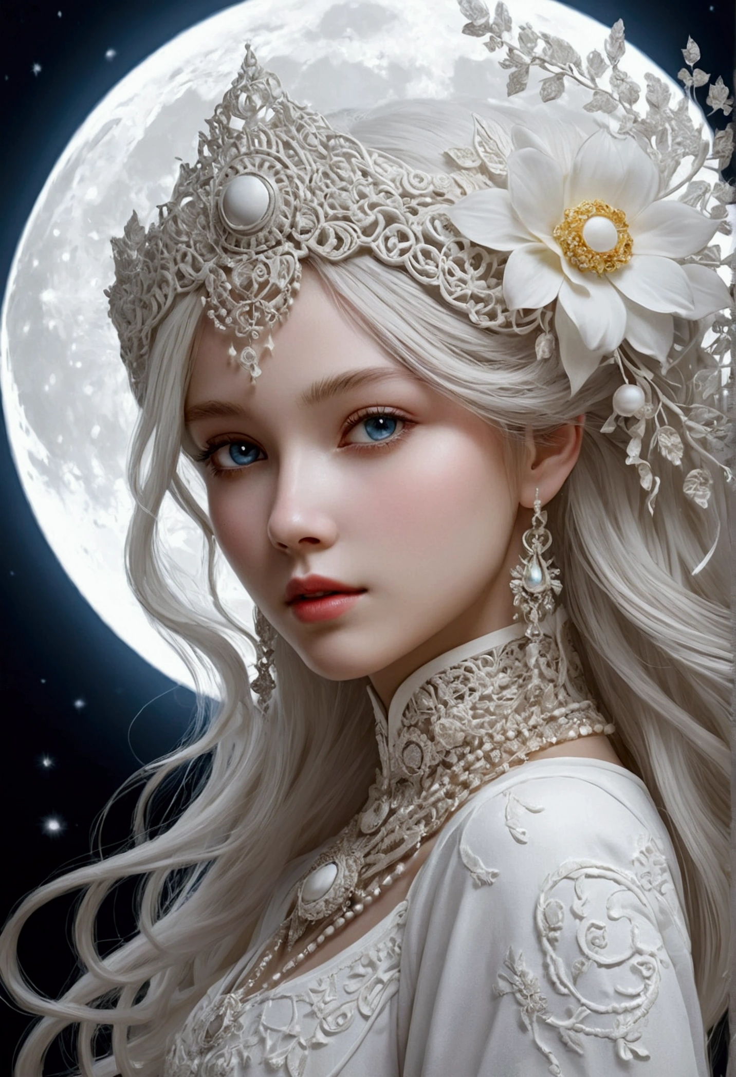 White Moonlight Girl  