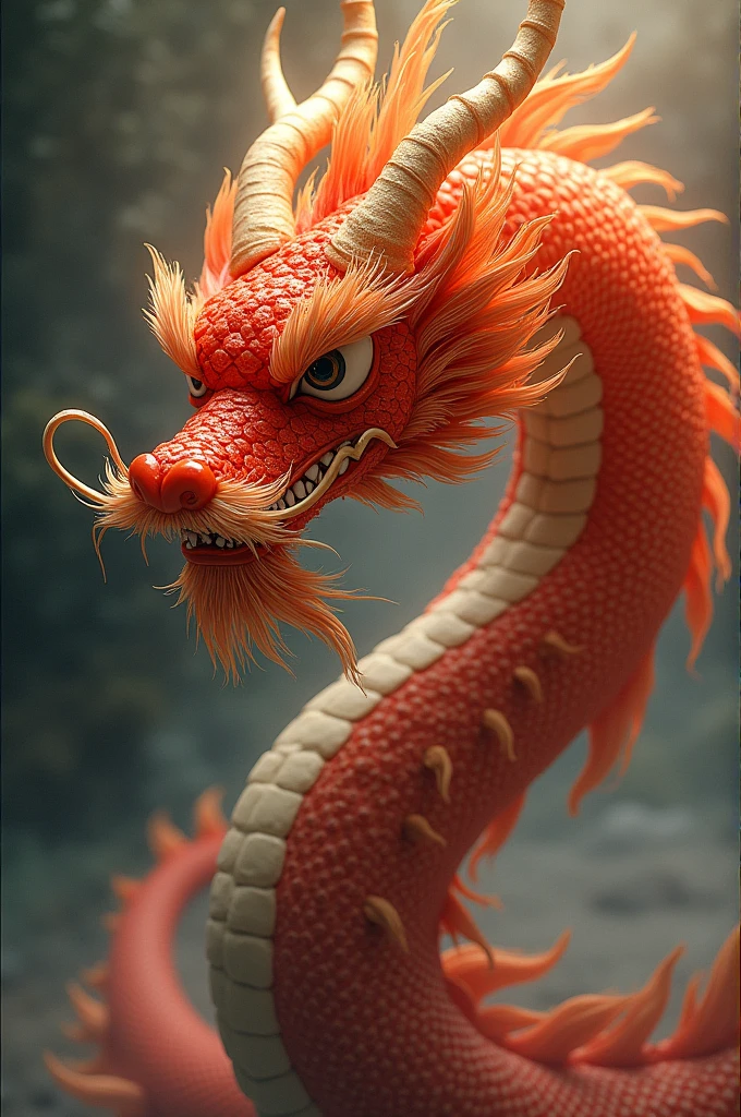(best quality:1.3), (The best show:1.2), (Best Illustration:1.2), (Realistic style:1.2), (art film lighting:1.2) (1 person) Chinese dragon