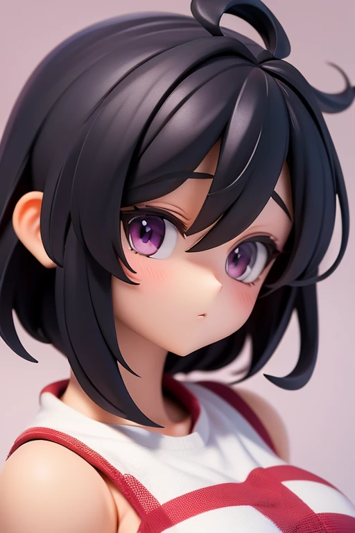 30-year-old woman、Cool woman,Sharp,face,faceアップ,faceのみ,breast enhancement,boyish,Black Hair,Short Hair,Short Hair,Very Short Hair,Characters only,1Peoples, side View
