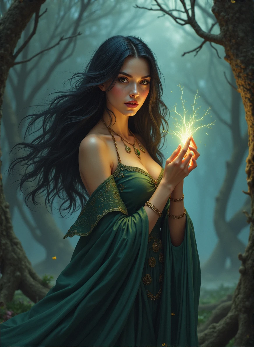 Beautiful witch