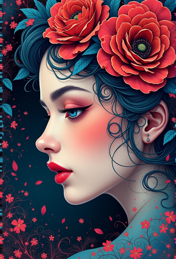 Rosy tears、Official Art、unity 8k wallpaper、Ultra-detailed、Beautiful and aesthetic、masterpiece、Highest quality、(Tangleた、And Mandalas、Tangle、Tangle)、(Fractal Art:1.3)、One Girl、Very detailed、Dynamic Angle、Cowboy Shot、Chaos in its most beautiful form、elegant、Brutalist Design、Vibrant colors、Romance、James Jean、Robbie Dowie Anton、Ross Tran、Francis Bacon、Michal Muratz、Adrian Gainey、Petra Cortright、Gerhard Richter、takato yamamoto、Ashley Wood、atmosphere、Ecstasy Note、Streaming notes are visible