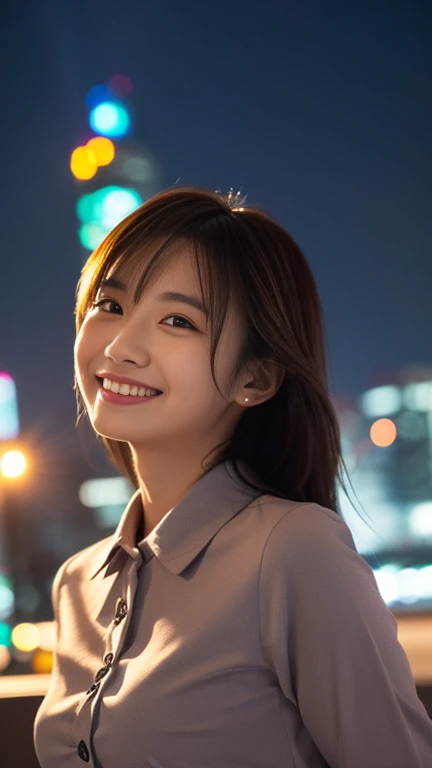 (1 girl, (The buttons on the front of her blouse are undone.:1.2), Beautiful Japanese actresses,
(RAW Photos, highest quality), (Realistic, Photorealistic:1.4), masterpiece,
Very delicate and beautiful, Very detailed, 2k wallpaper, wonderful,
finely, Very detailed CG Unity 8k 壁紙, Very detailed, High resolution,
Soft Light, Beautiful detailed girl, Very detailed目と顔, Beautiful and detailed nose, Beautiful and detailed, Cinema Lighting,
BREAK
(Snowy night cityscape as background 1.3), City lights,
Perfect Anatomy, Slender body, smile, Face the front completely, Looking at the camera)