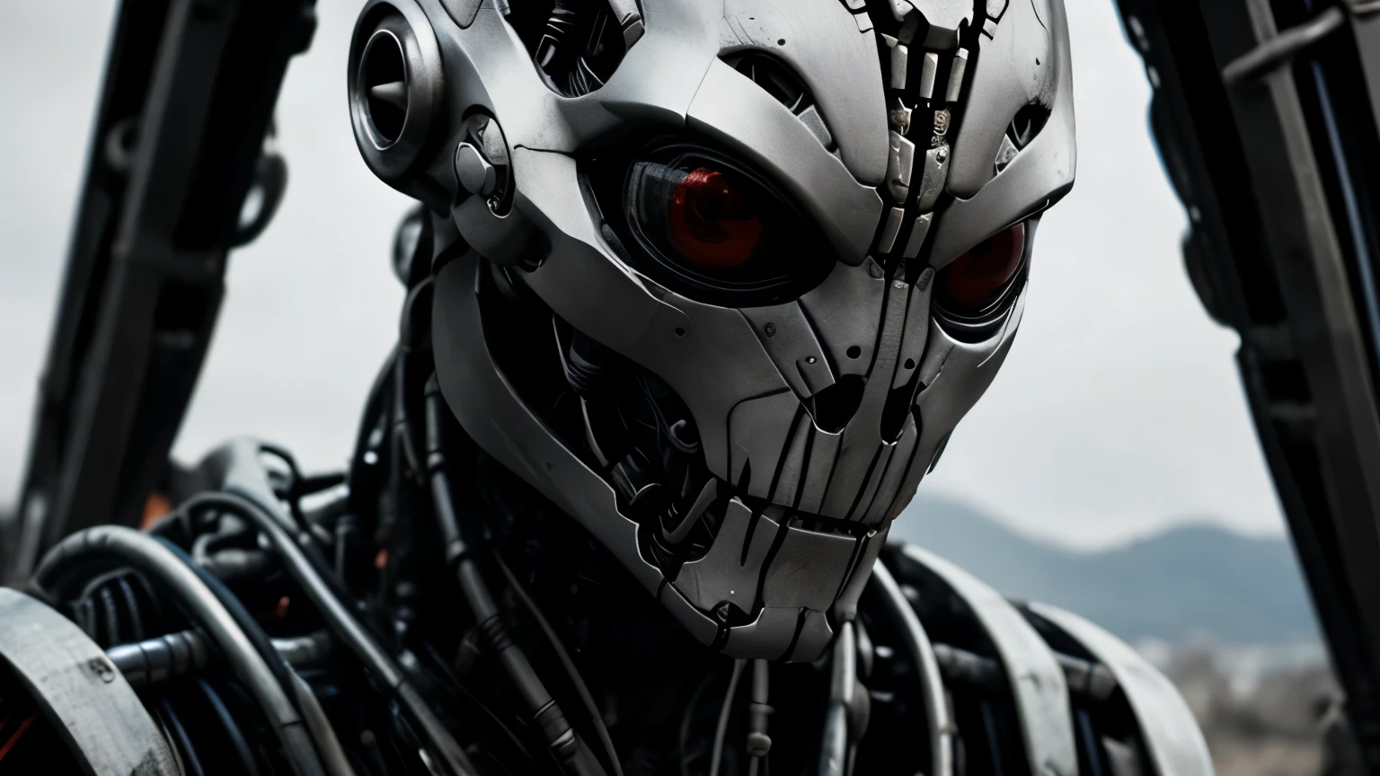 masterpiece, complex detailed, best quality,
editorial fashion photo, hdr,
closeup, biomechanical alien, eye contact, art by goro fujita, white and black colors, sharp focus,
cyber, filtech,