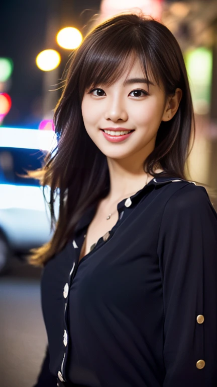 (1 girl, (The buttons on the front of her blouse are undone.:1.2), Beautiful Japanese actresses,
(RAW Photos, highest quality), (Realistic, Photorealistic:1.4), masterpiece, 

Very delicate and beautiful, Very detailed, 2k wallpaper, wonderful, 
finely, Very detailed CG Unity 8k 壁紙, Very detailed, High resolution, 
Soft Light, Beautiful detailed girl, Very detailed目と顔, Beautiful and detailed nose, Beautiful and detailed, Cinema Lighting, 

BREAK

(Snowy night Tokyo 1.4), City lights, 
Perfect Anatomy, Slender body, Medium breasts, kind smile, zoom-in face to waist, candid shot, medium shot or cowboy shot, bokeh, SFW)