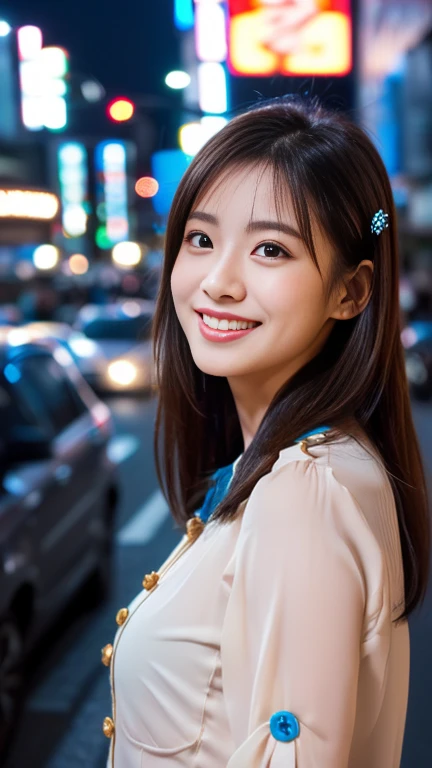 (1 girl, (The buttons on the front of her blouse are undone.:1.2), Beautiful Japanese actresses,
(RAW Photos, highest quality), (Realistic, Photorealistic:1.4), masterpiece,
Very delicate and beautiful, Very detailed, 2k wallpaper, wonderful,
finely, Very detailed CG Unity 8k 壁紙, Very detailed, High resolution,
Soft Light, Beautiful detailed girl, Very detailed目と顔, Beautiful and detailed nose, Beautiful and detailed, Cinema Lighting,
BREAK
(Snowy night Tokyo 1.4), City lights,
Perfect Anatomy, Slender body, Medium breasts, kind smile, zoom-in face to waist, candid shot, medium shot or cowboy shot, bokeh, SFW)
