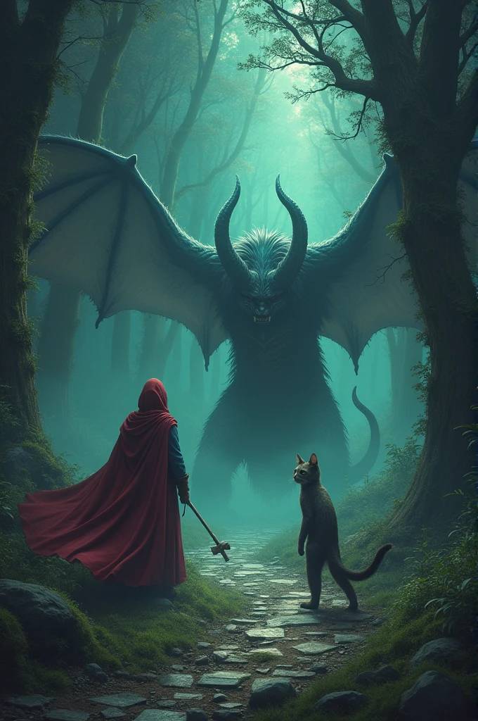 A Journey of a Cat, a Demon, and a Wizard,High-end overquality,Unthinkable