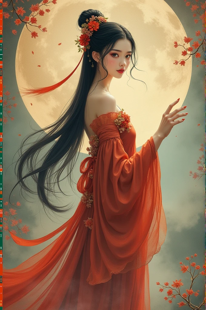 fairy girl,ancient China, Solitary
