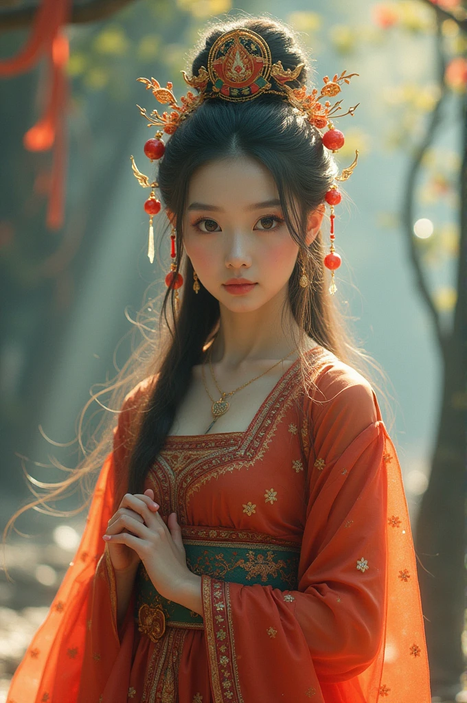 fairy girl,ancient China, Solitary