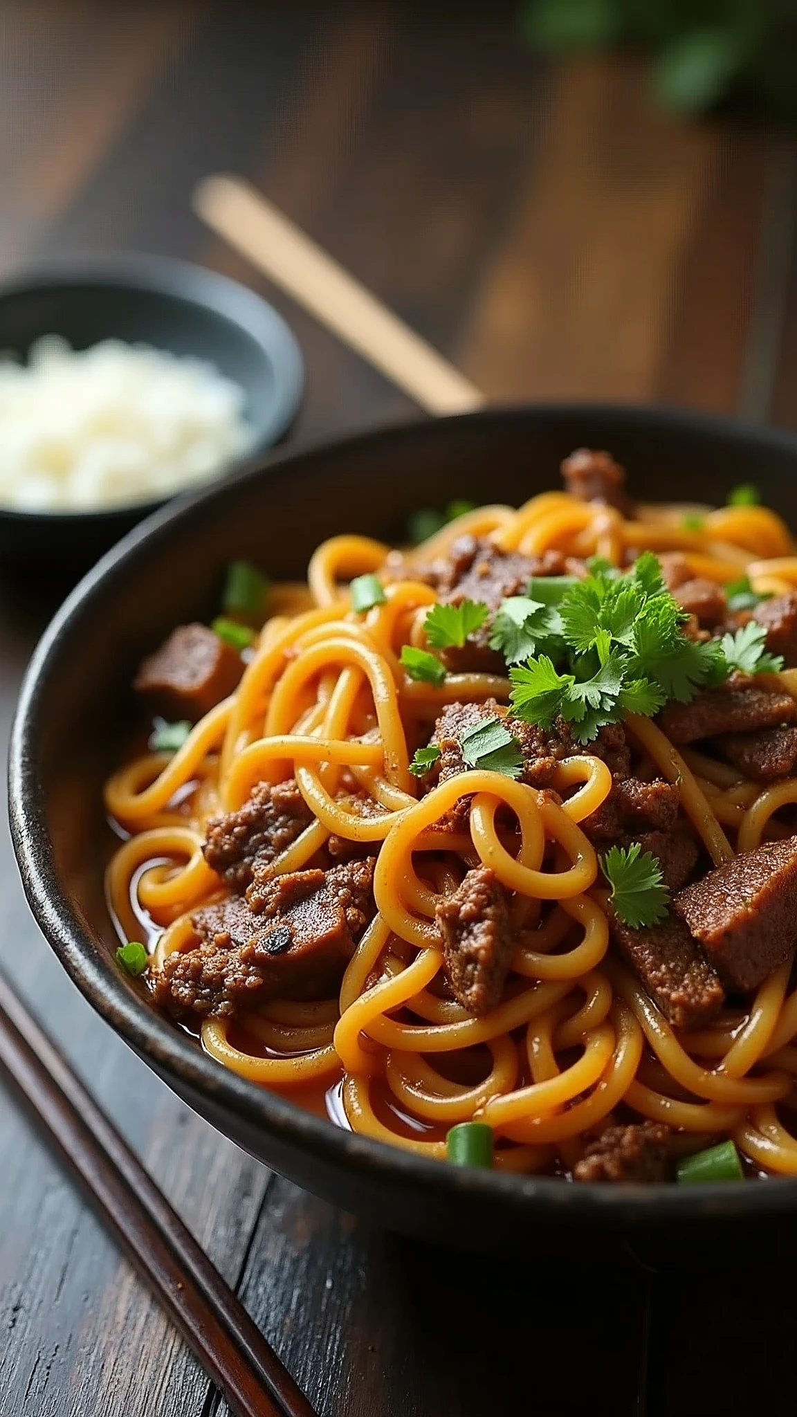 A big bowl of braised beef noodles