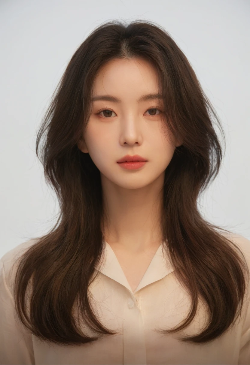 Best Quality, 8k, Masterpiece, (Portrait: 1.3), (photo realistic:1.4), (hyper realistic:1.4), Sharp Focus, looking at viewer, (smoother lighting:1.1), (increase cinematic lighting quality:0.9), realistic lighting, backlighting, light on face, ray trace, (brightening light:1.2), (Increase quality:1.4), sharp detail, (best quality real texture skin:1.4), finely detailed eyes, black_eyes, finely detailed face, 25 year old Korean woman