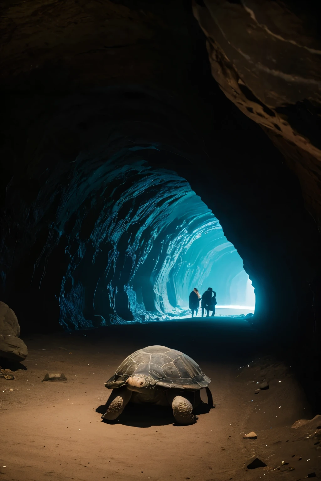 Giant tortoise、Dark Cave