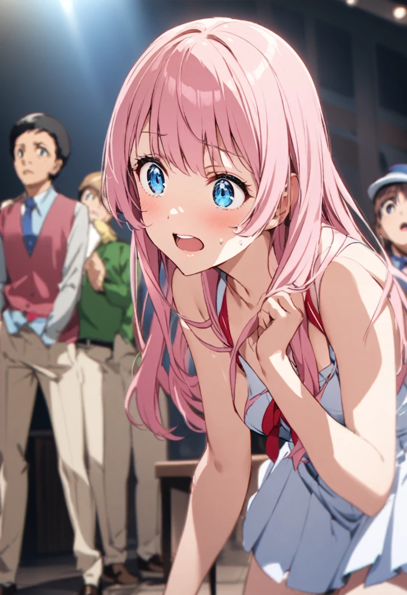 Intrusion、Lupin III、Girl with pink hair、blue eyes、Twin Drill、A scene from a movie