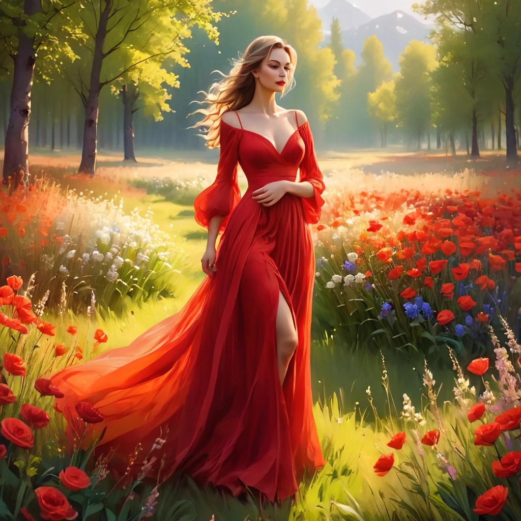 unique, full height, graceful figure, beautiful two legs, beautiful shoes, fast dance pose, brunette, beautiful face with expressive eyes, light white tones, fluffy skirt made of burgundy peony petals, Esbian Full Body, White background, daylight, Efeito de Luz, minimalist, Sun, pure tenderness, soft lighting, Realism, woman, who dances on a super-giant pink peony flower petal (petals made of thin, soft voile fabric, full background of flowing transparent pink petals, soaring single peony flower in hand - long stem above head, a huge giant burgundy peony above her head, Smoke effect, fog, mixed with burgundy peony petals), ((ss-through)), masterpiece, ReV Animated Scale CFG 7 Steps 40
